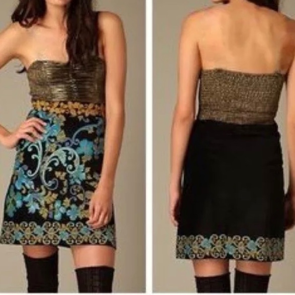 Free People Lost in Paradise Strapless Dress